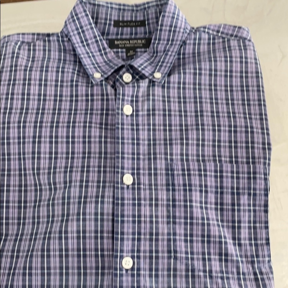 Banana Republic Plaid long sleeve